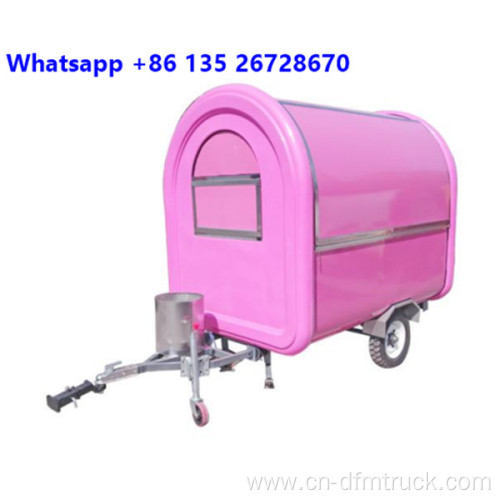 Mobile food truck trailer with CE approved